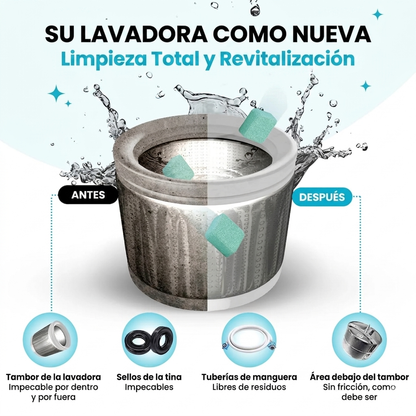 FurfreeWash Pro - Limpieza profunda para lavadoras con mascotas