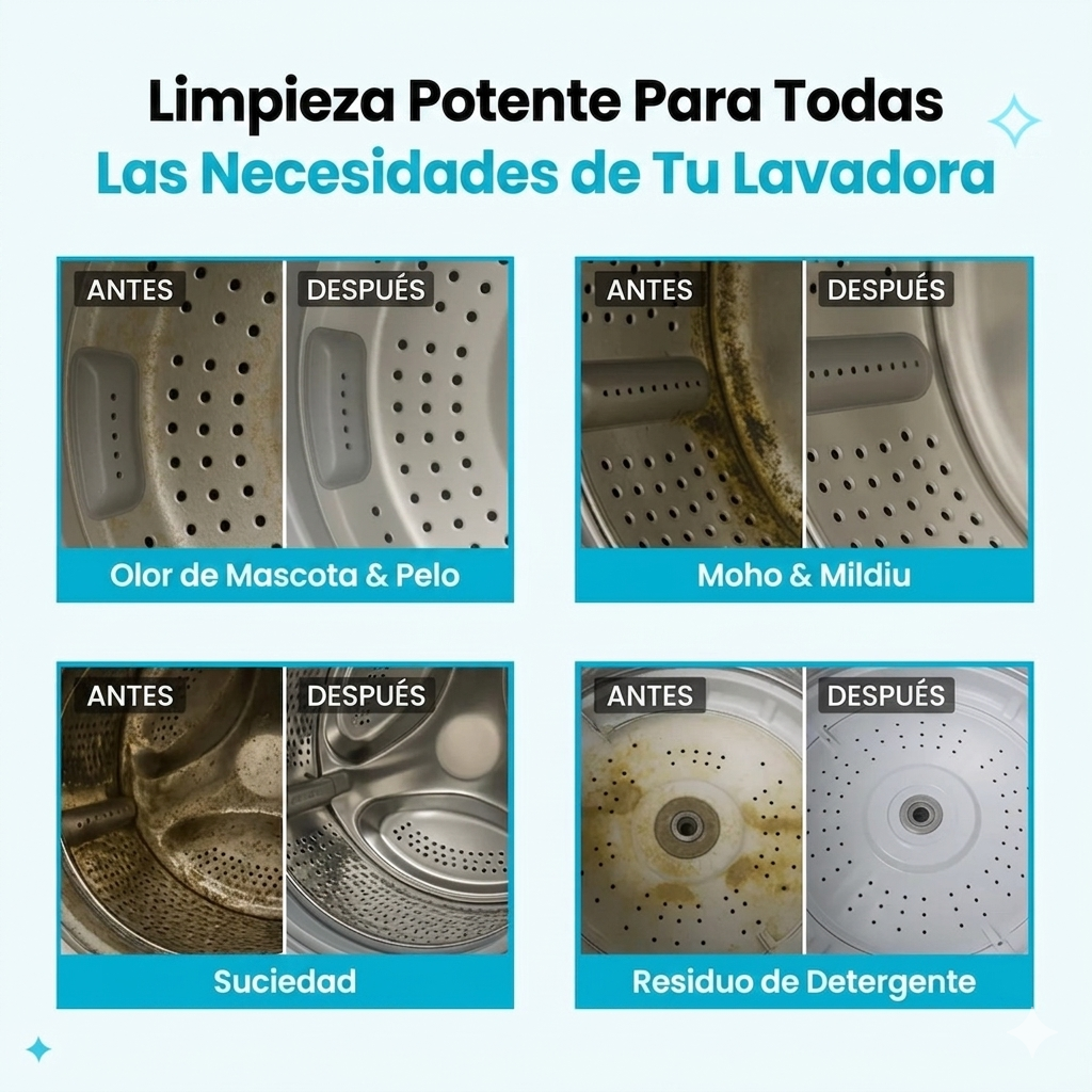 FurfreeWash Pro - Limpieza profunda para lavadoras con mascotas