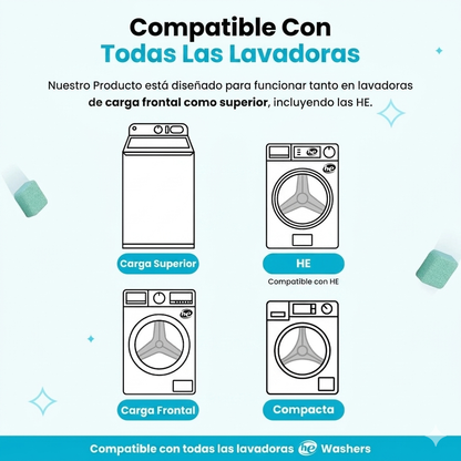 FurfreeWash Pro - Limpieza profunda para lavadoras con mascotas